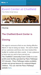 Mobile Screenshot of chatfieldeventcenter.org